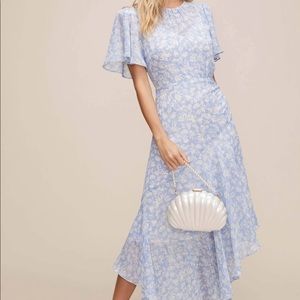 Astr the label flutter sleeve dress